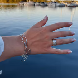 Armband "Playing Waves"