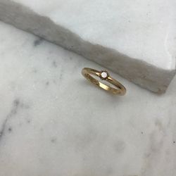 Ring med coffeediamant