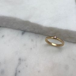 Ring med coffeediamant