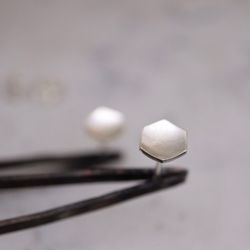 ”Hexagon” stor silver