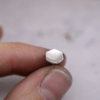 ”Hexagon” stor silver