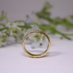 ”Morgondagg” guldring