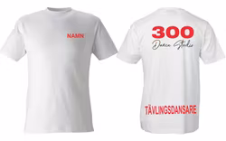 T-shirt tävlingsdansare