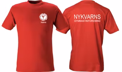 Röd barn T-shirt bomull