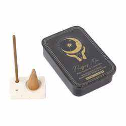 PureWorks Esoteric Collection – Purifying Moon (Palo Santo & Lavender), rökelsebox med hållare