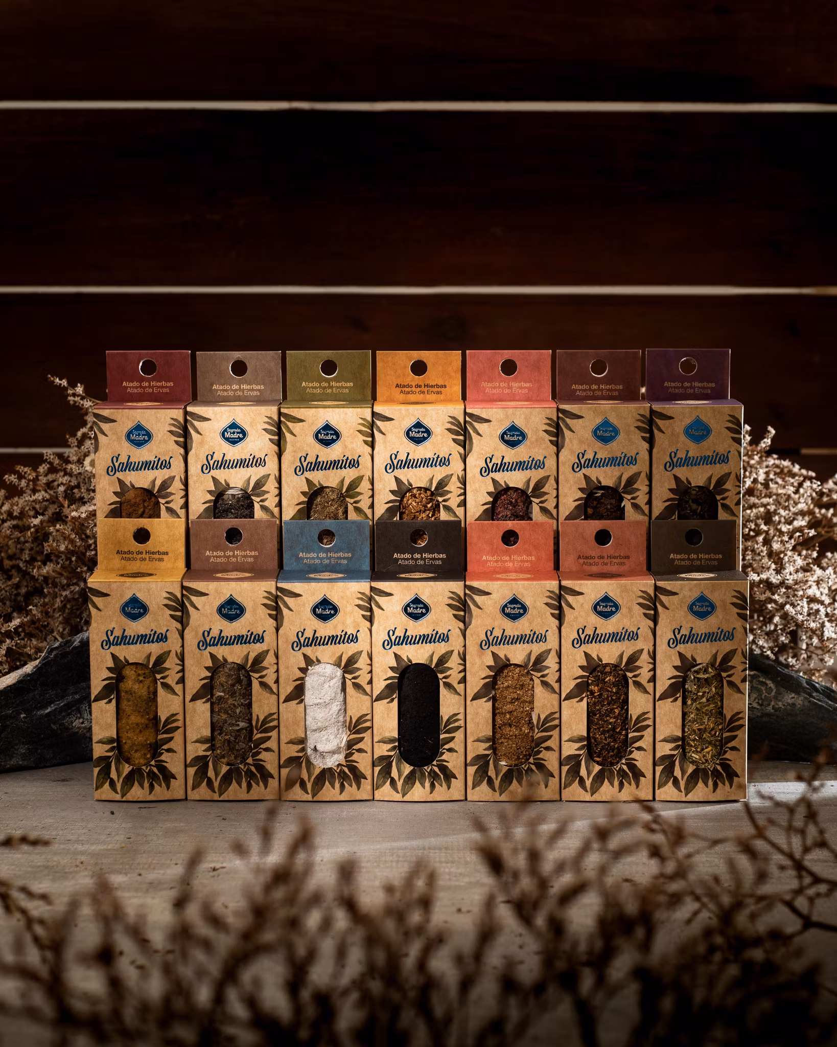 Sagrada Madre Sahumitos - Smudge Palo Santo, presentförpackning