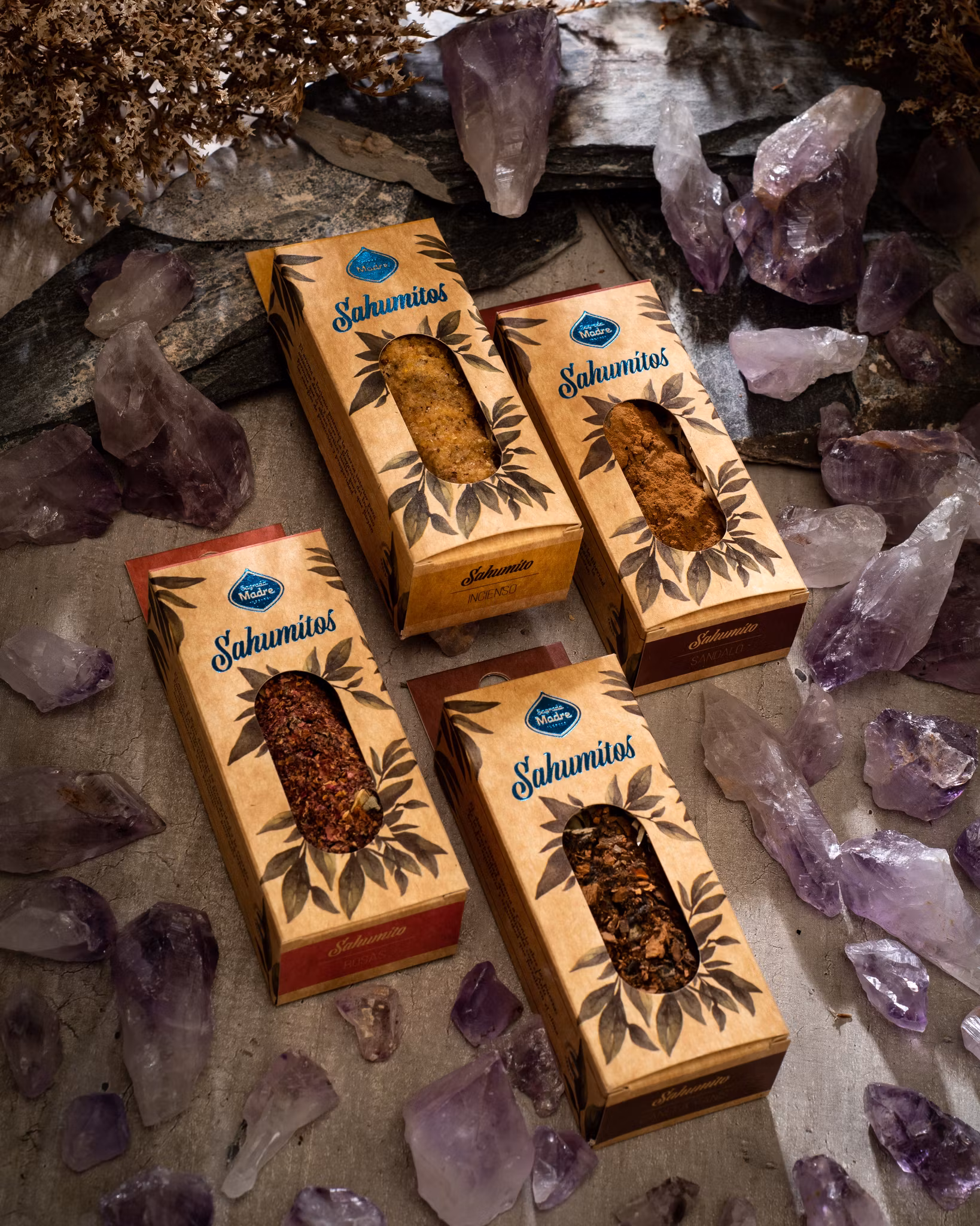 Sagrada Madre Sahumitos - Smudge Palo Santo, presentförpackning