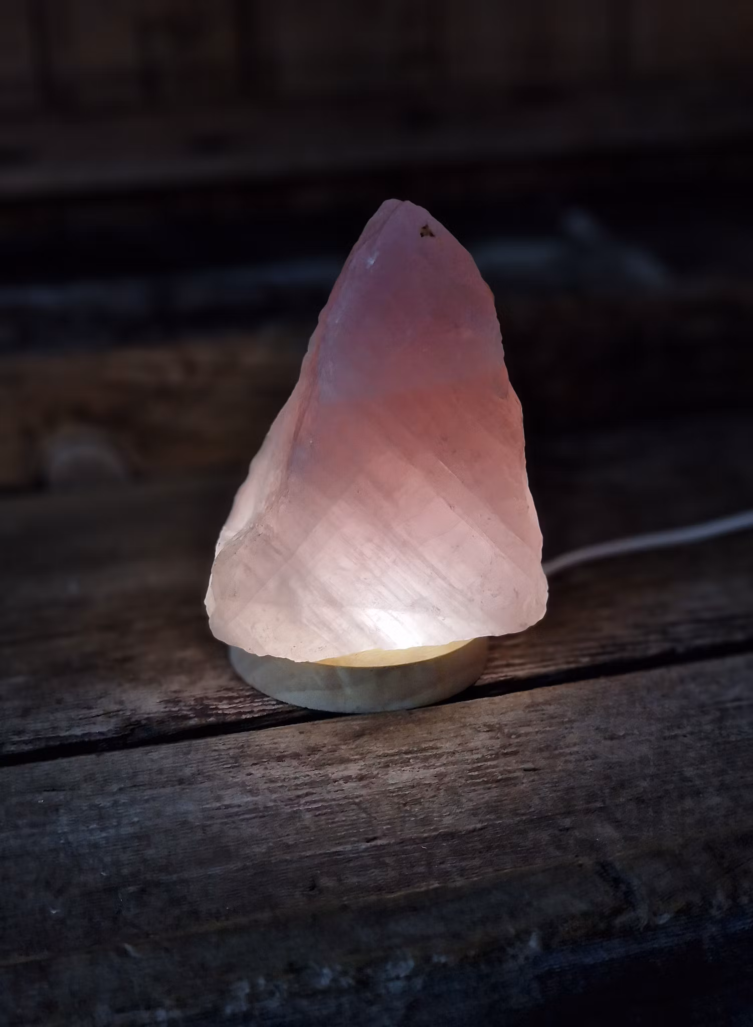 Ljusplatta för kristaller, vitt ljus