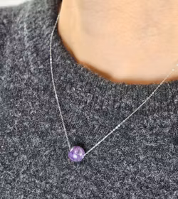 Charoit kula, halsband 925 silver -30% fyndexemplar NAGG