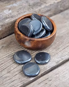 Hematit platta, touchstone -30% fyndexemplar mindre storlek