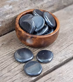 Hematit platta, touchstone -30% fyndexemplar mindre storlek