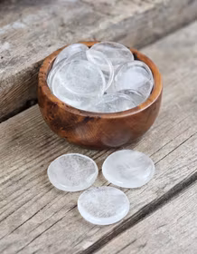 Bergkristall platta, touchstone -30% fyndexemplar mindre storlek