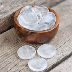 Bergkristall platta, touchstone -30% fyndexemplar mindre storlek
