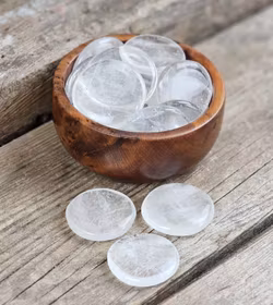 Bergkristall platta, touchstone -30% fyndexemplar mindre storlek