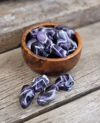 Chevronametist, stor trumlad -50% naggade/mindre mönster fynd