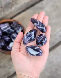 Chevronametist, stor trumlad -50% naggade/mindre mönster fynd