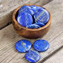 Lapis Lazuli platta, touchstone -50% fyndexemplar  mindre storlek/lägre kvalité mindre blå