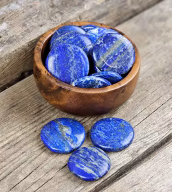 Lapis Lazuli platta, touchstone -30% fyndexemplar stora men lägre kvalité/mindre färg