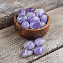 Ametist, mini touchstone -30% naggade fyndhörnan