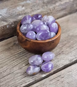 Ametist, mini touchstone -30% naggade fyndhörnan