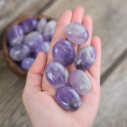 Ametist, mini touchstone -30% naggade fyndhörnan