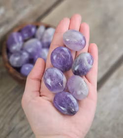 Ametist, mini touchstone -30% naggade fyndhörnan