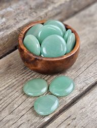 Grön Aventurin platta, touchstone -30% fynd mindre storlek