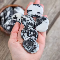 Zebrajaspis platta, touchstone -30% fyndhörnan annorlunda färg/mest svarta