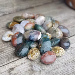 Oceanjaspis, mini touchstone -50% fynd lite ljusare/mörkare/inte lika mycket mönster