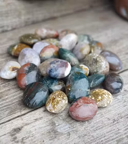 Oceanjaspis, mini touchstone -50% fynd lite ljusare/mörkare/inte lika mycket mönster