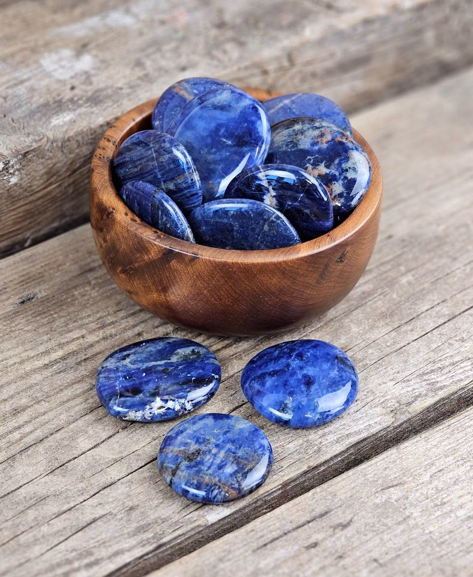 Sodalit platta, touchstone -80% fynd lägre kvalité/mindre storlek/mindre blå!