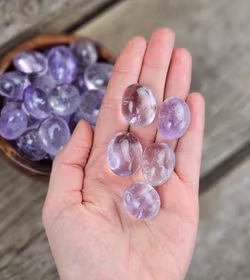 Ametist, extra klar trumlad -20% fynd ljusa / svaga färger