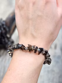 Rökkvarts, chipsarmband -10% extra stor lite lägre kvalité/större storlek