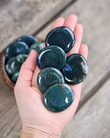 Mossagat platta, touchstone -40% fynd bruna inslag