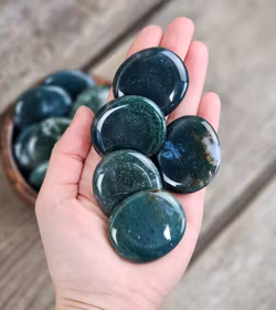 Mossagat platta, touchstone -40% fynd bruna inslag