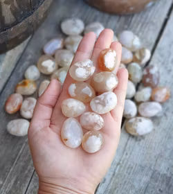 Blomsteragat, trumlade -30% fynd mindre mönster!