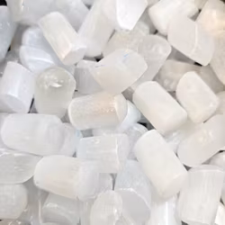 Vit Selenit, trumlade -40% fynd repor/mindre storlek/annan form