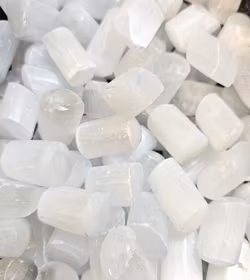 Vit Selenit, trumlade -40% fynd repor/mindre storlek/annan form