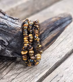 Tigeröga, chipsarmband -20% fynd extra stora storlek!