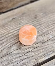 Orange Selenit, laddningsställ/klotställ -30% fynd nagg i kanter
