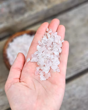 Rosenkvarts, kristallchips (200 g)