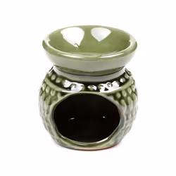 Oljebrännare / Aromalampa – Olivgrön Hemro, doftspridare i keramik *defekt exemplar -30% fynd