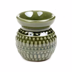 Oljebrännare / Aromalampa – Olivgrön Hemro, doftspridare i keramik *defekt exemplar -30% fynd