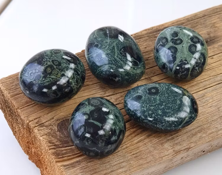 Kambaba Jaspis, extra stor touchstone