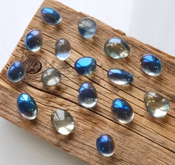 Blå Titan Aura, trumlade -60% rabatt fynd Obs har repor!