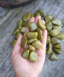 Grön Opal, trumlade