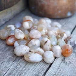 Blomsteragat, trumlad