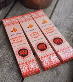 Ayurvedic - Rose, rökelsepinnar