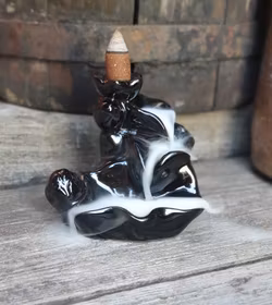 Satya - White Sage, rökelsekoner backflow