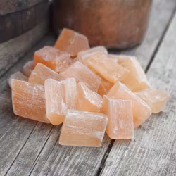 Orange/Rosa Selenit, rå